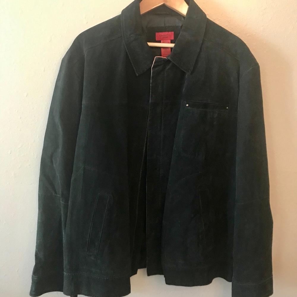 Suede black Men’s Coat